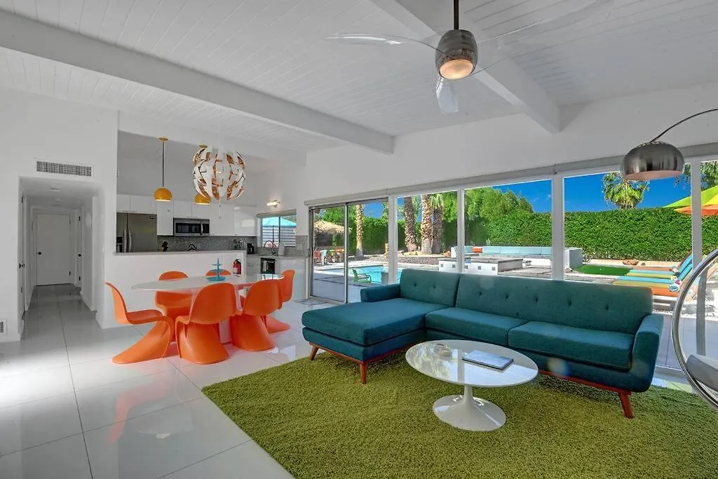 Villa Retro A Go Go House à Palm Springs Hébergement de vacances