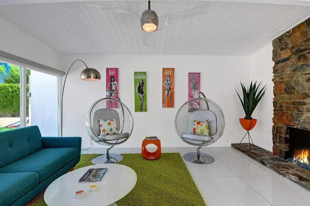 Villa Retro A Go Go House à Palm Springs Hébergement de vacances